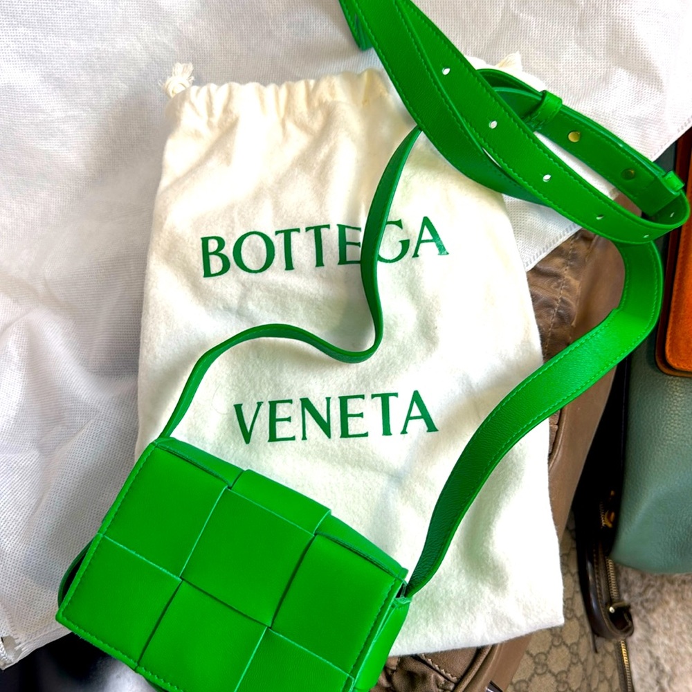 Authentic Bottega Veneta Mini Cassette Crossbody